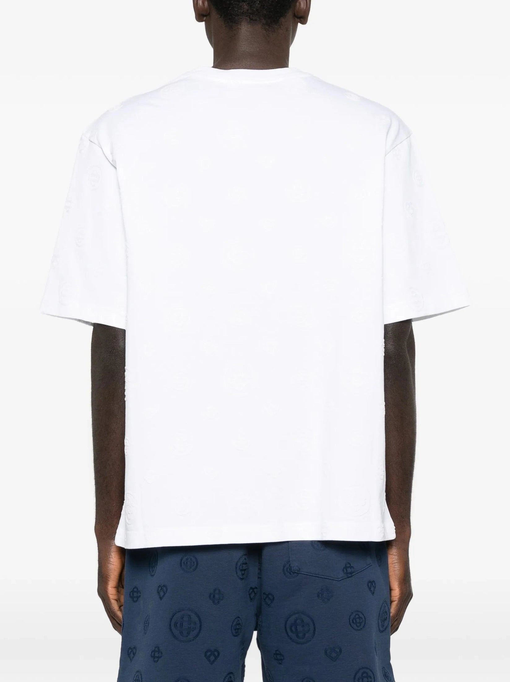 Applique monogram oversized t-shirt