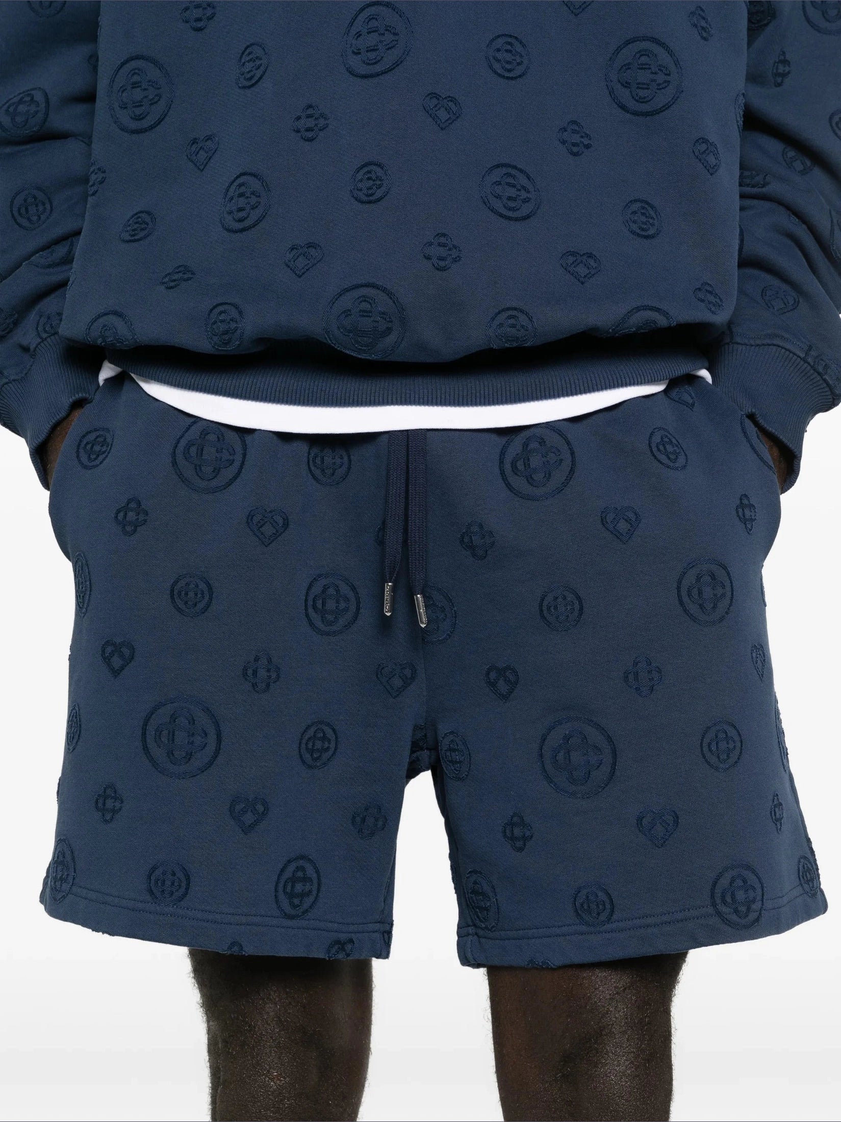 Applique monogram sweatshort