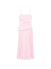 Annalise cotton lace midi dress