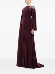 Embellished Crepe Kaftan