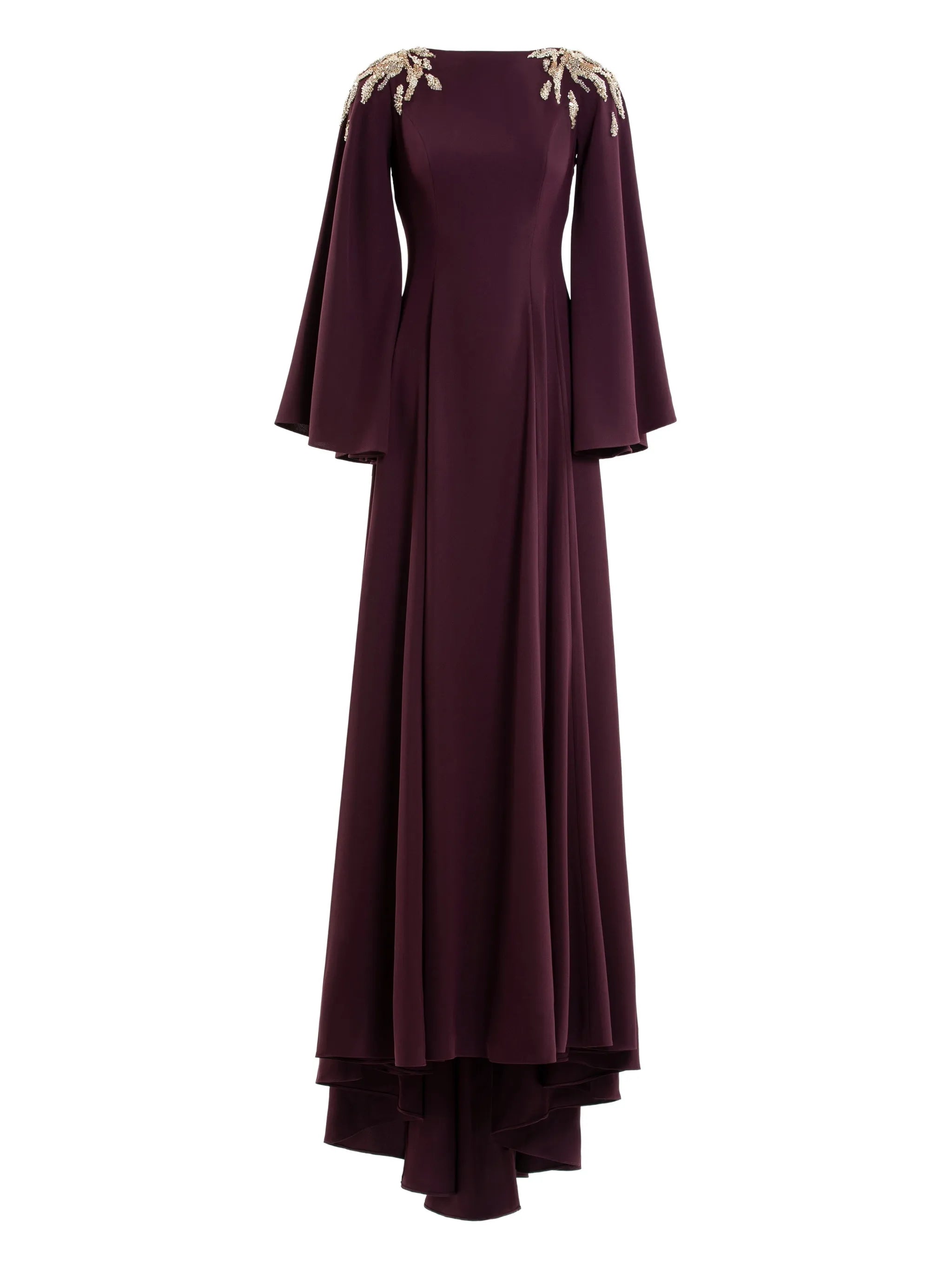 Embellished Crepe Kaftan