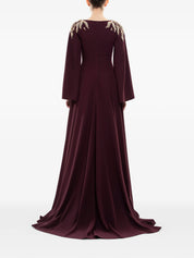 Embellished Crepe Kaftan