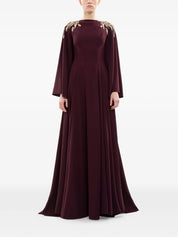 Embellished Crepe Kaftan