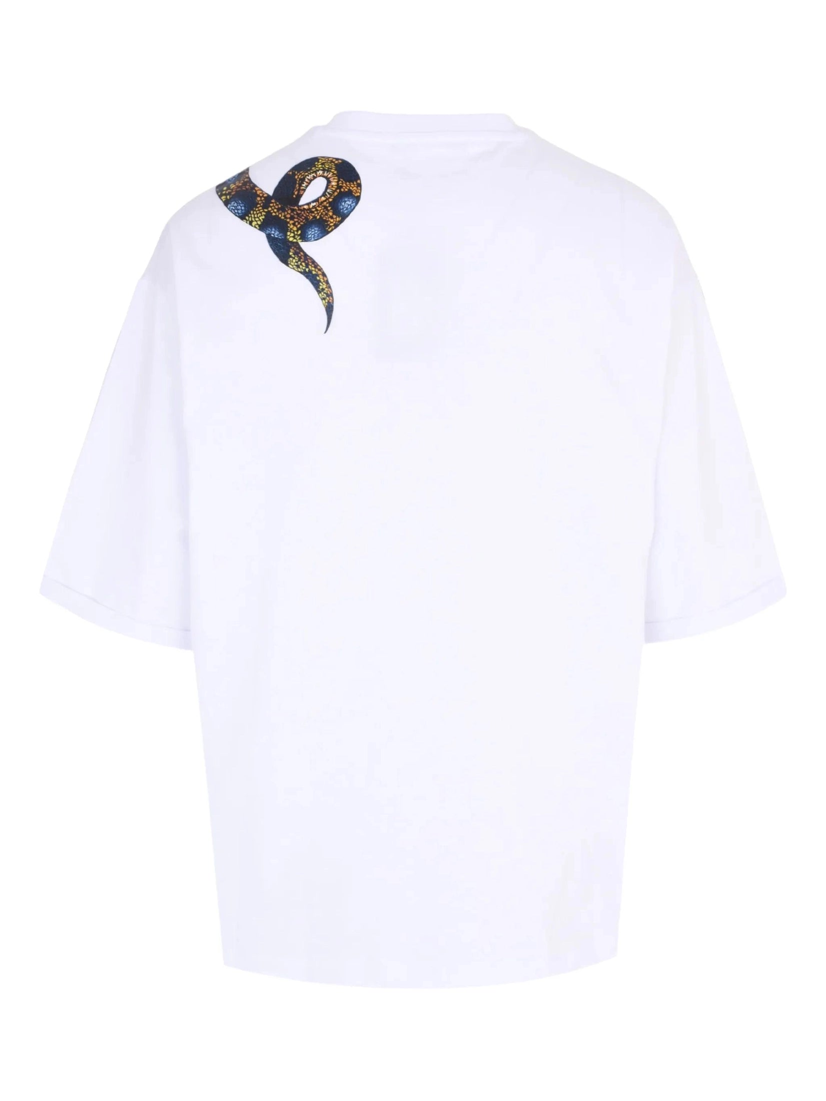 Snake-print t-shir