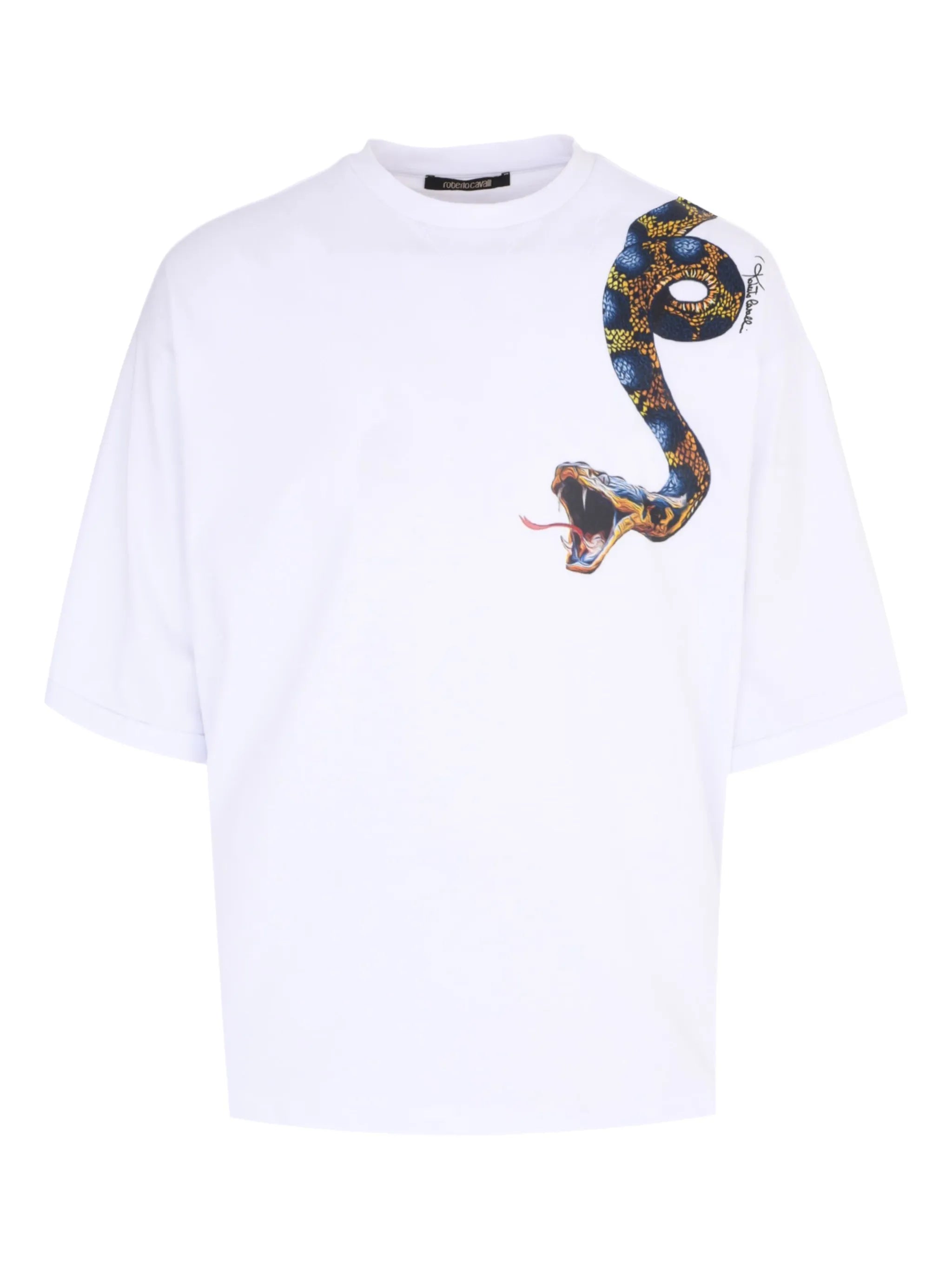 SNAKE-PRINT T-SHIR