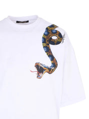 SNAKE-PRINT T-SHIR