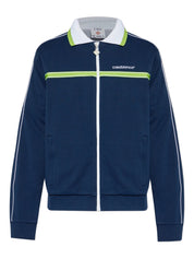 Round pique track jacket