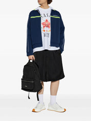 Round pique track jacket