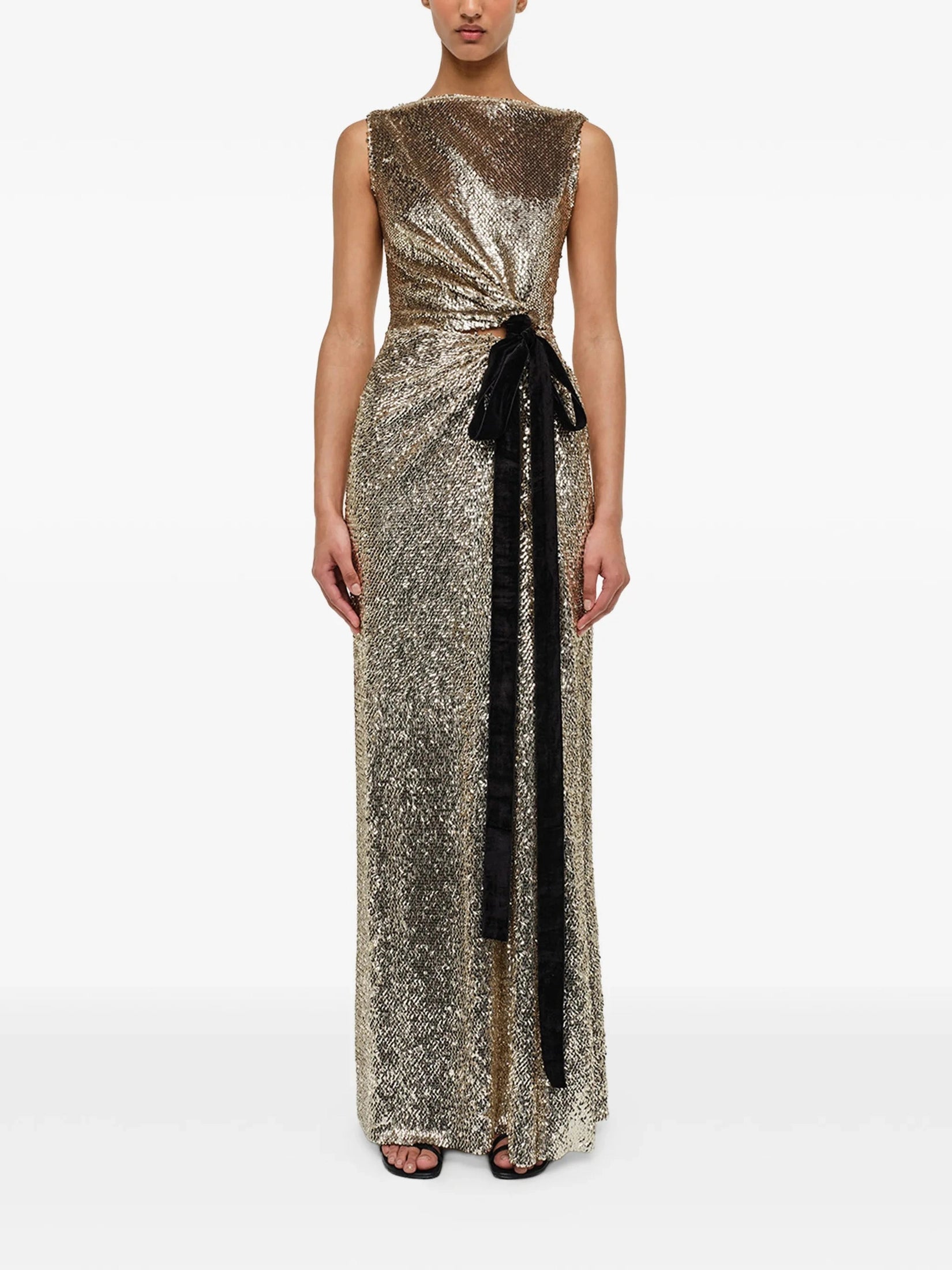 Felicity gown with bow tie