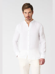 Long sleeeve men slim fit shirt