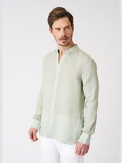 Long sleeeve men slim fit shirt
