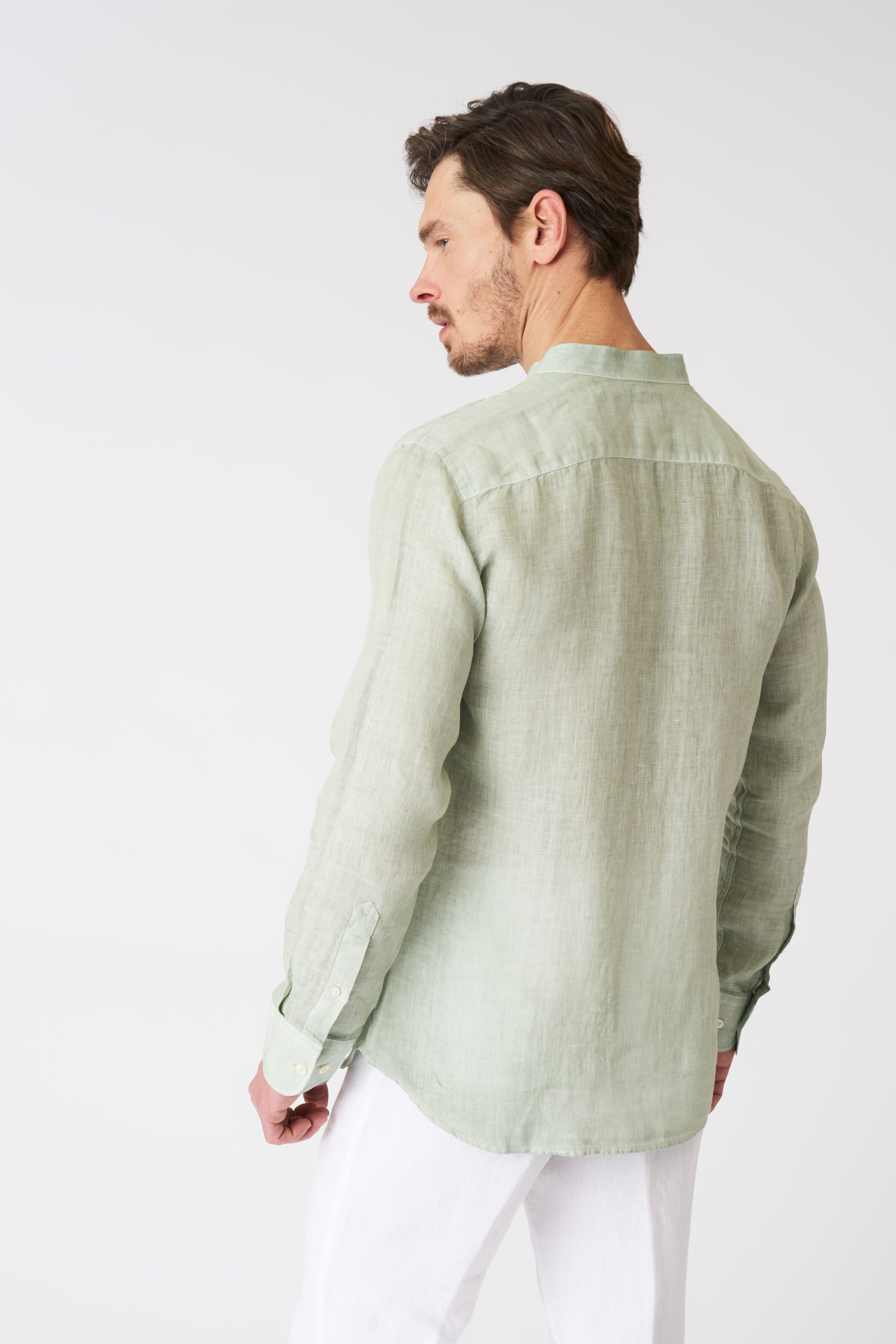 LONG SLEEEVE MEN SLIM FIT SHIRT