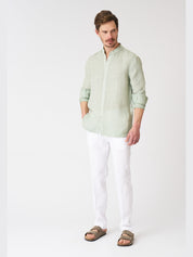 Long sleeeve men slim fit shirt