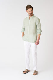 LONG SLEEEVE MEN SLIM FIT SHIRT