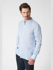 Long sleeeve men slim fit shirt
