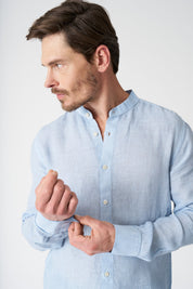 LONG SLEEEVE MEN SLIM FIT SHIRT