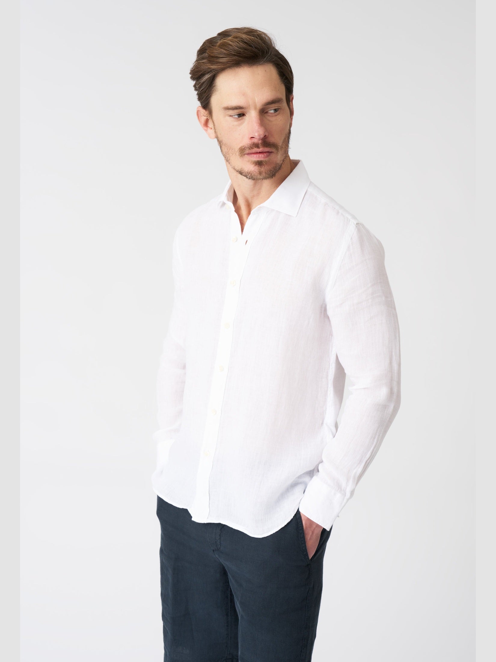 Long sleeve slim fit shirt