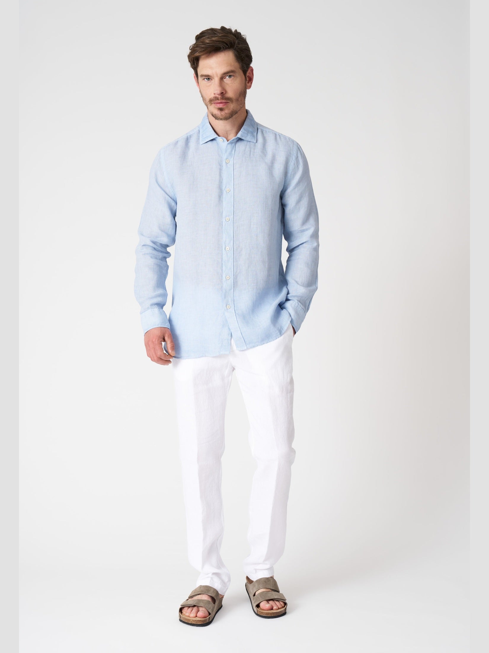 Long sleeve slim fit shirt