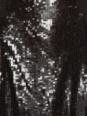 Sequins midi flared dress