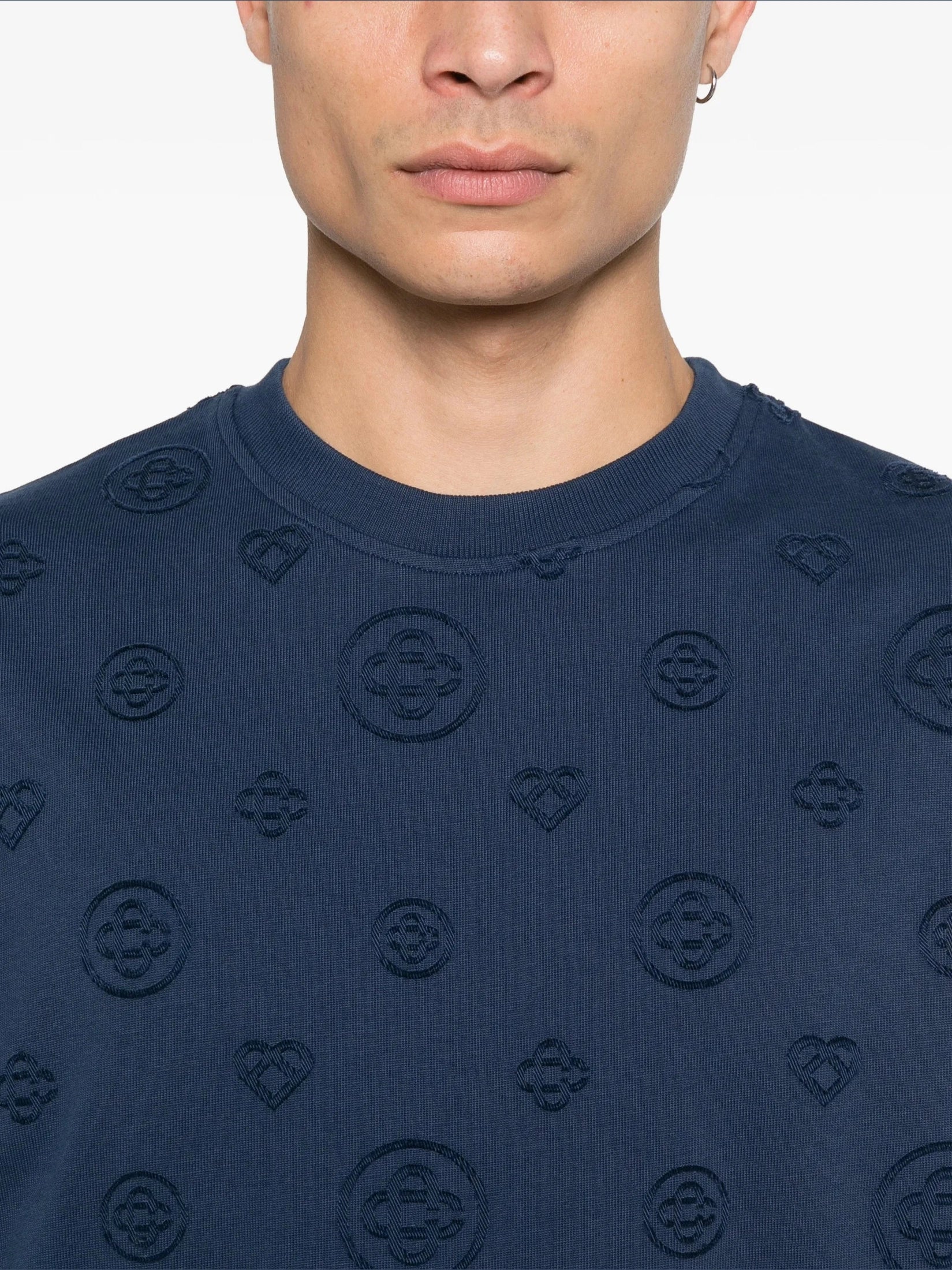 Applique monogram oversized t-shirt