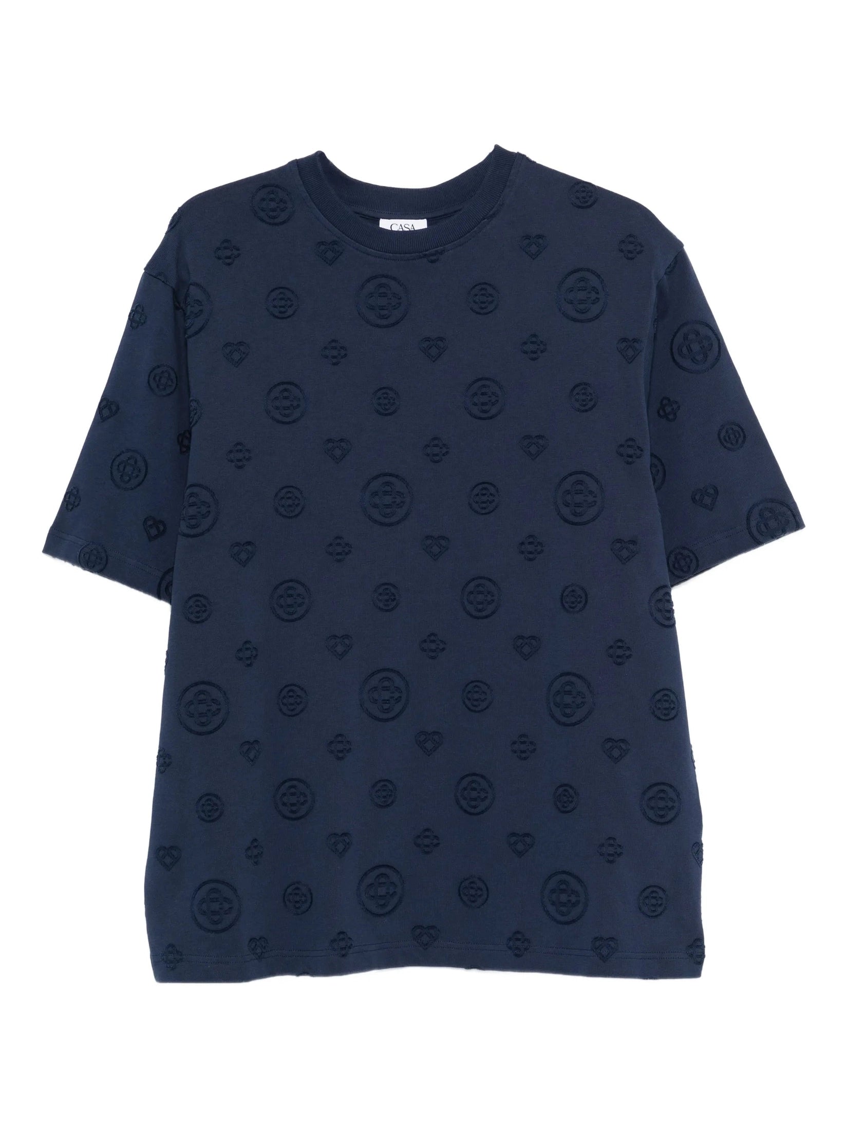 Applique monogram oversized t-shirt