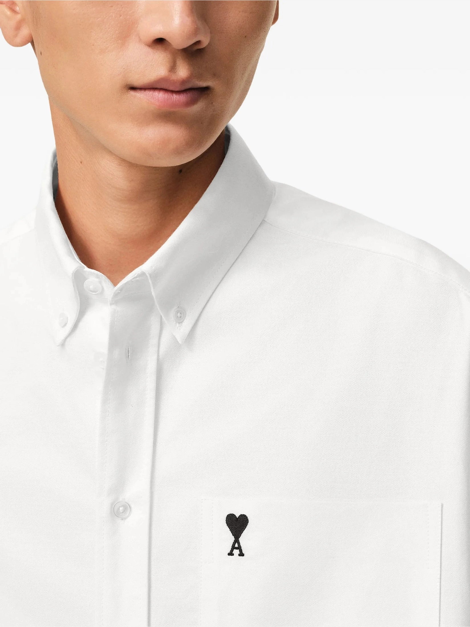 Ami De Coeur embroidered boxy shirt