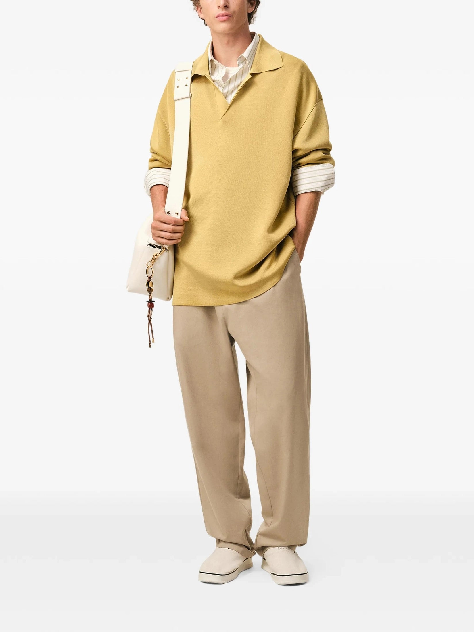 Elasticated waist trousers