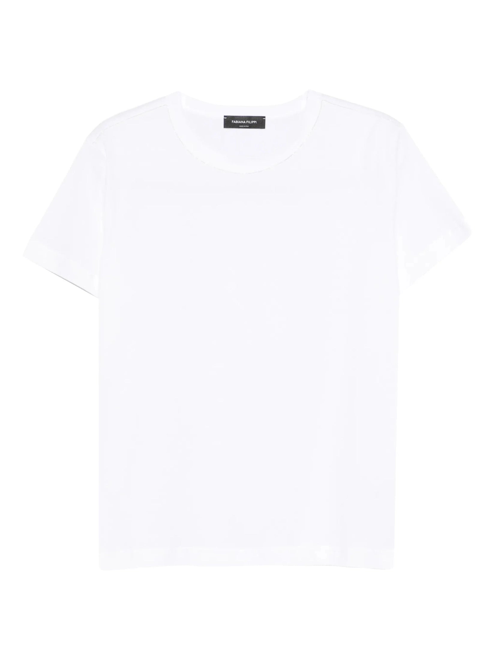 Optical white jersey T-shirt