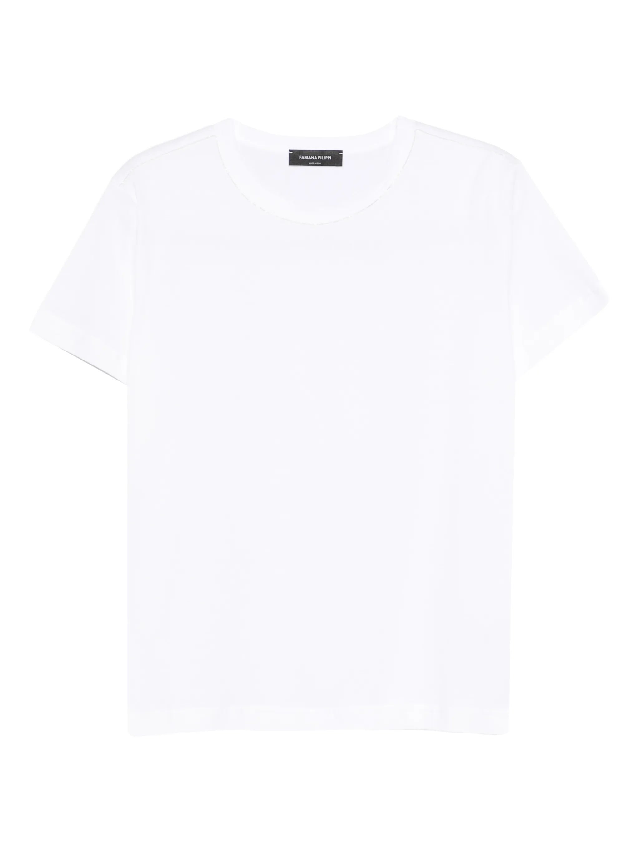 Optical white jersey T-shirt