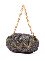 Zigzag-Pattern Shoulder Bag Pouch (Small Caperdoni Sequins)
