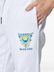 Tennis club icon pintuck jogger