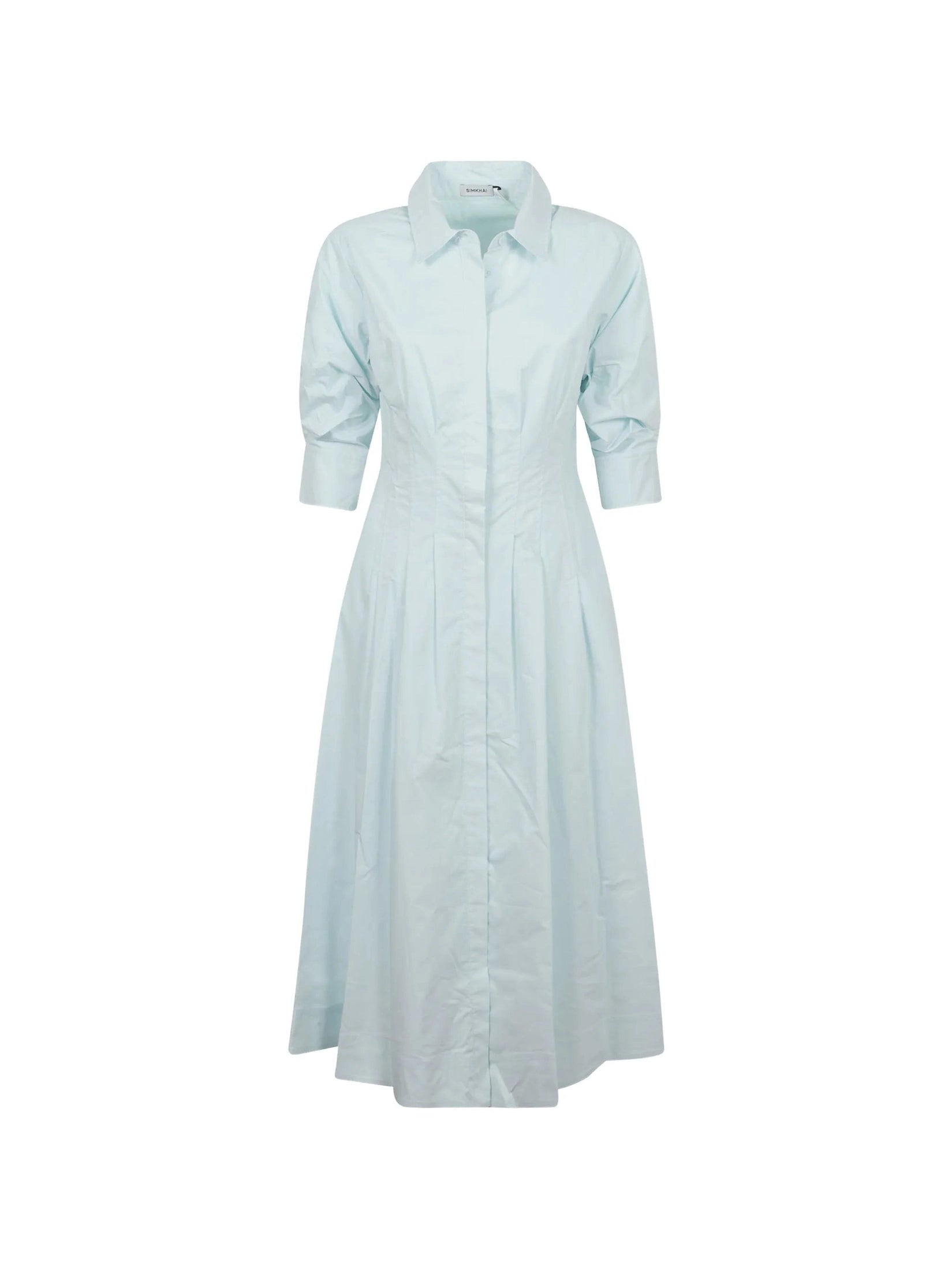 Jazz pintuck midi dress