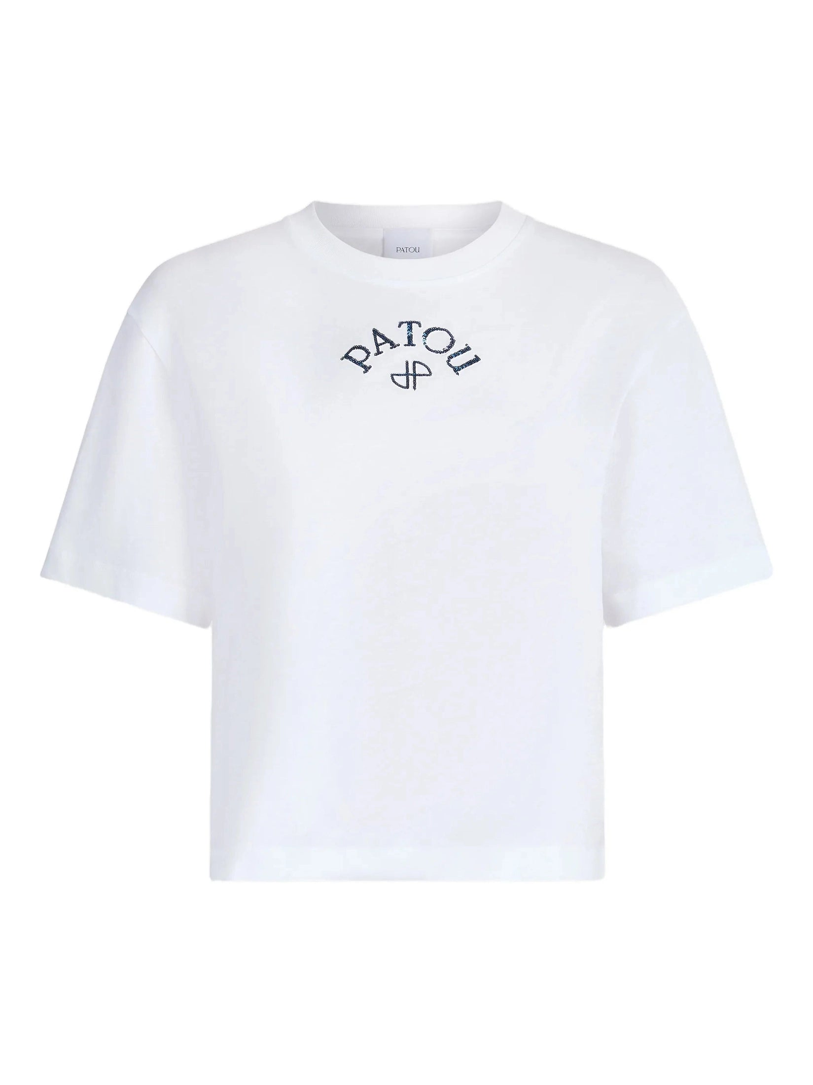 Patou logo collar tshirt