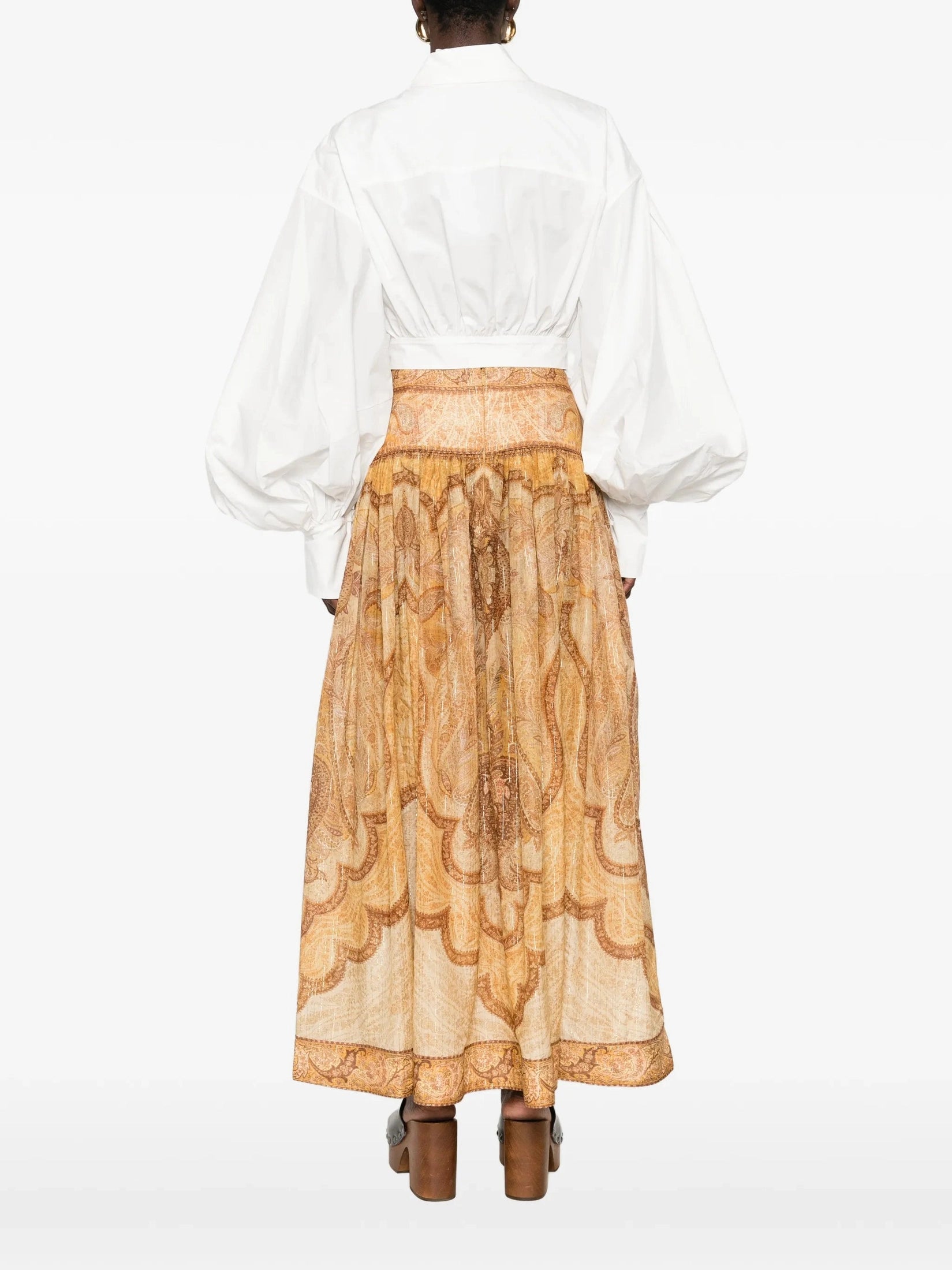 Rebellion poplin wrap blouse