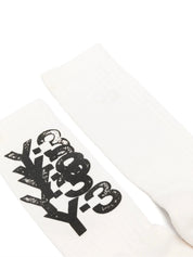 Y-3 Merch Socks - Chalk White