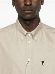 Embroidered boxy short sleeve shirt