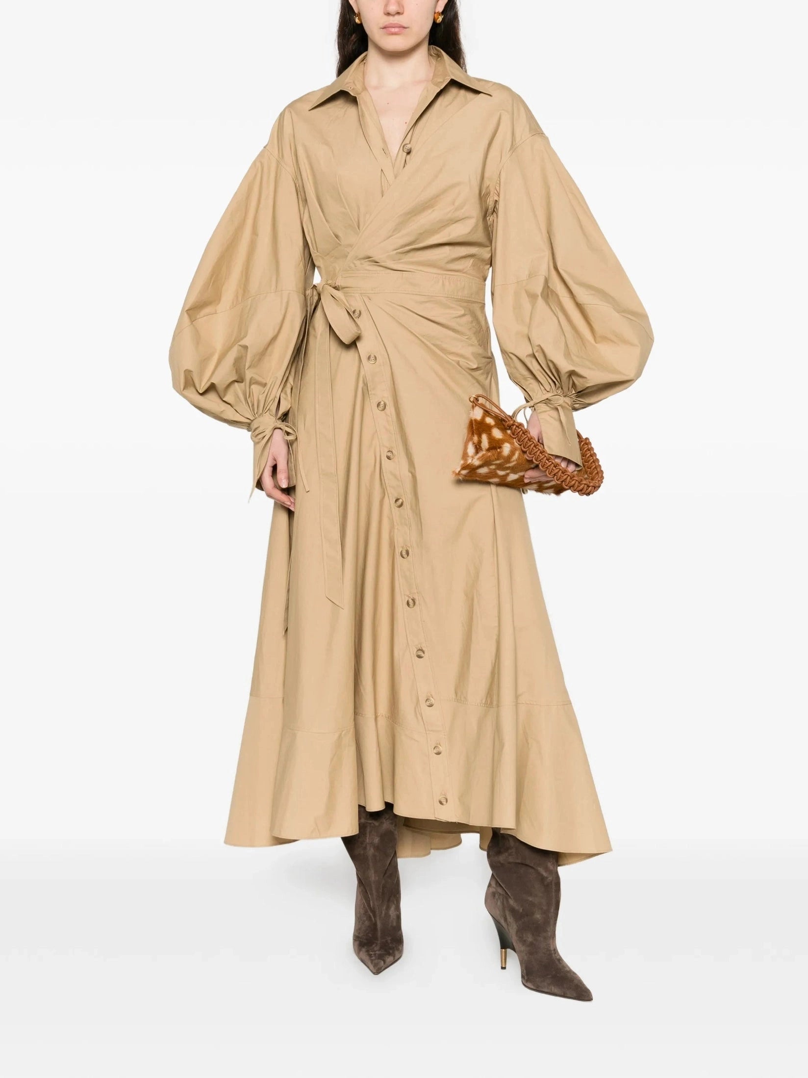 Rebellion poplin midi dress