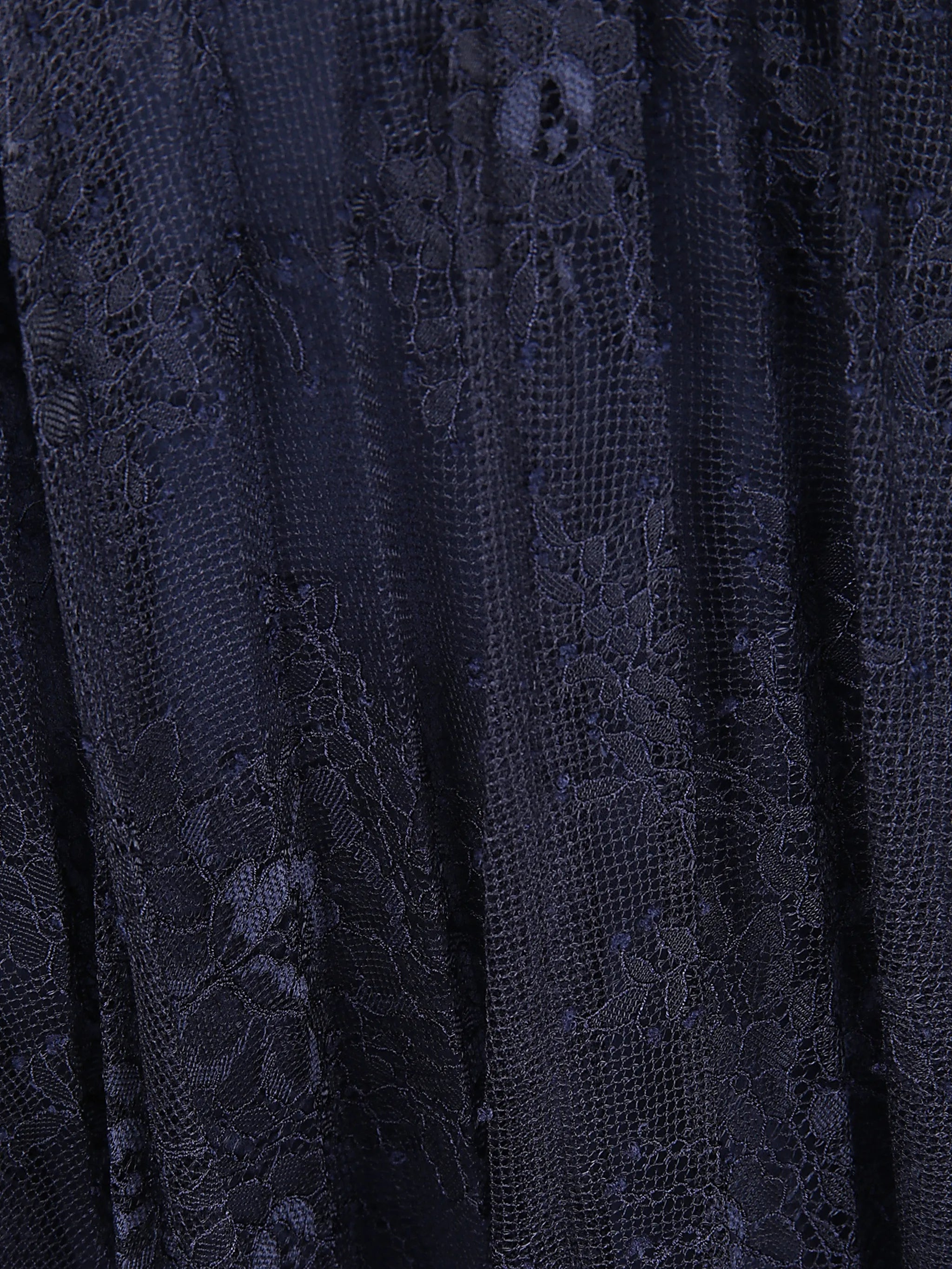 Alberta Ferretti lace pleated skirt