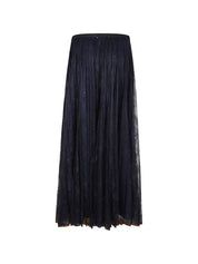 Alberta Ferretti lace pleated skirt