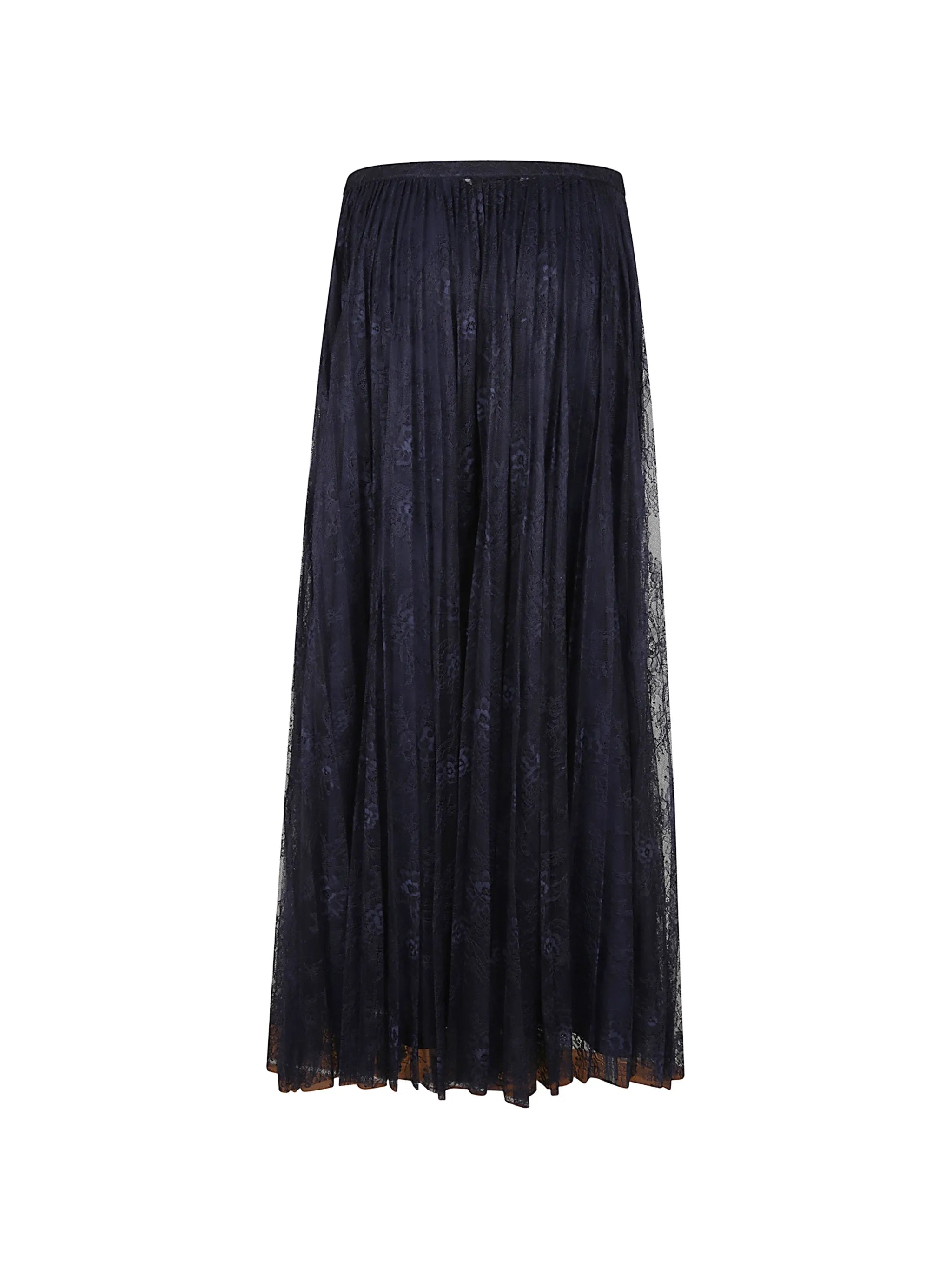 Alberta Ferretti lace pleated skirt