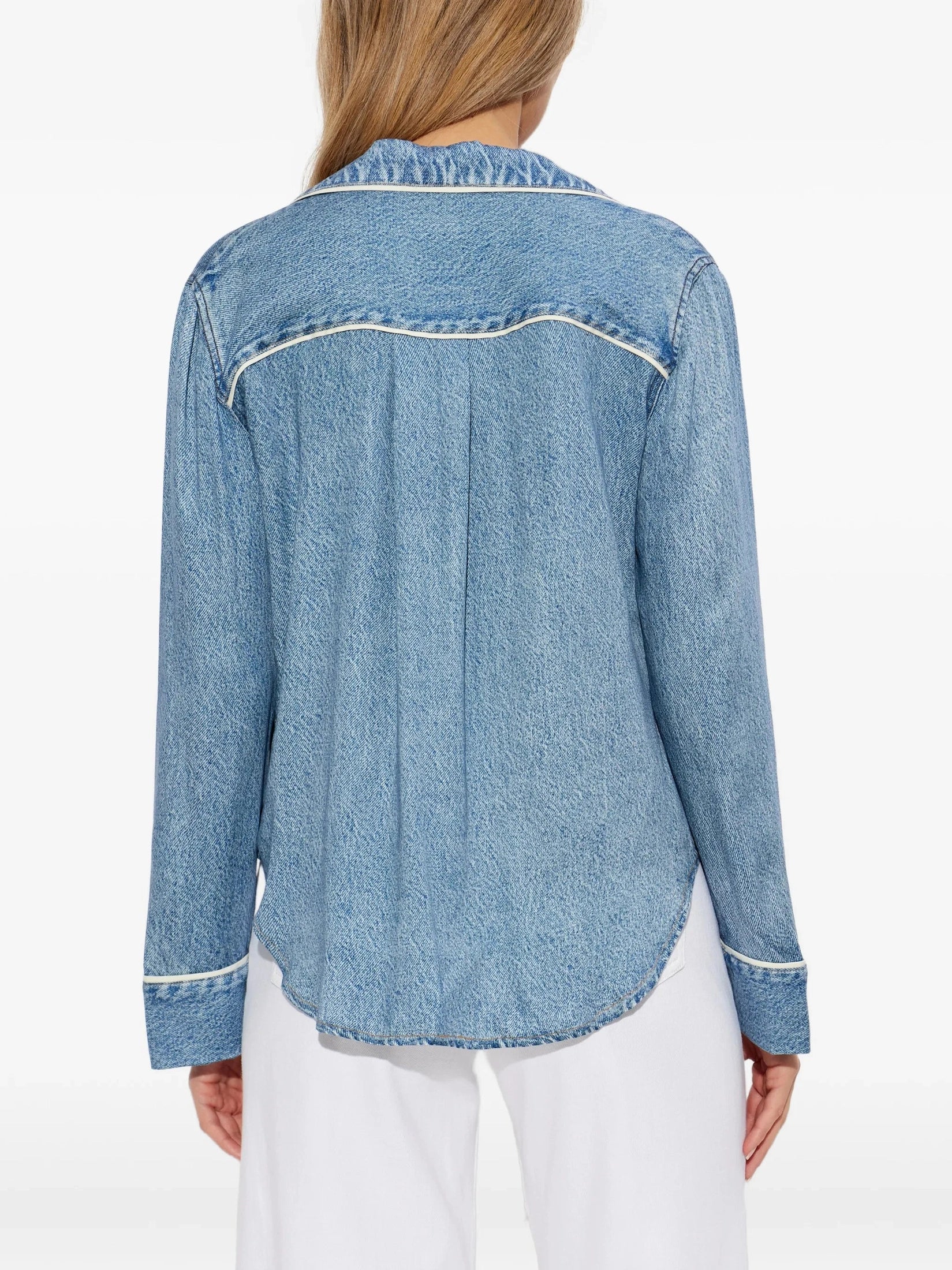 Miramar slink long sleeve lounge shirt