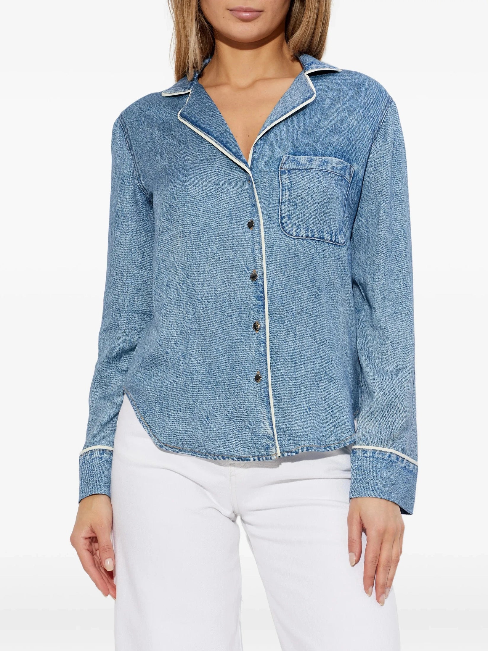 Miramar slink long sleeve lounge shirt