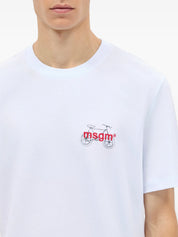 Logo-embroidered T-shirt