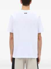 Logo-embroidered T-shirt