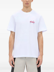 Logo-embroidered T-shirt