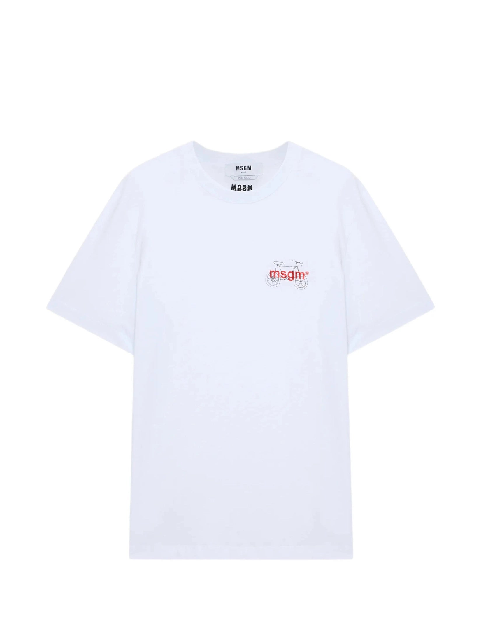 Logo-embroidered T-shirt