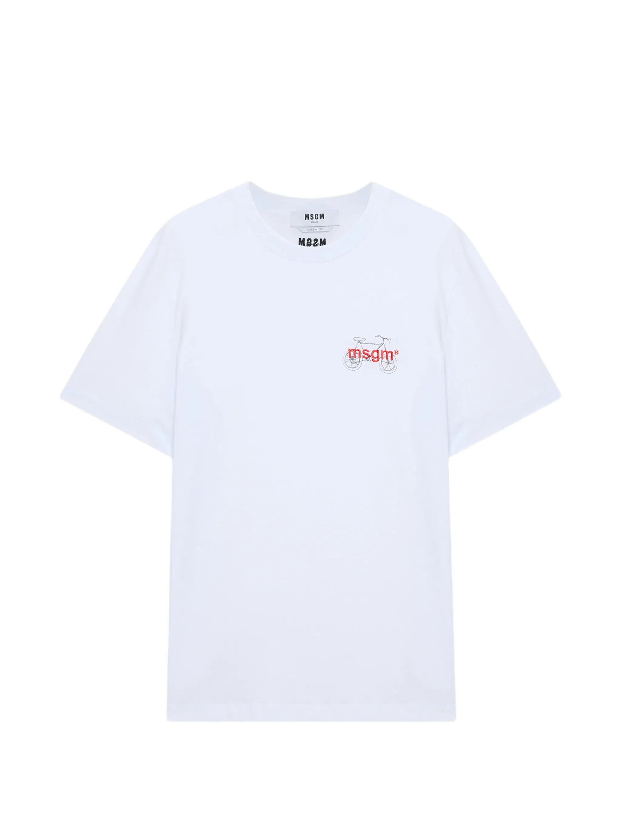 Logo-embroidered T-shirt