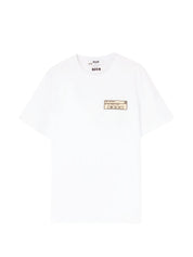 White long-sleeve cotton jersey T-shirt