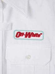 Popeline s/s fitted shirt white haute