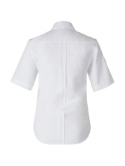 Popeline s/s fitted shirt white haute